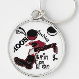 Bring It On – Playful Christmas & Space Mashup Keychain