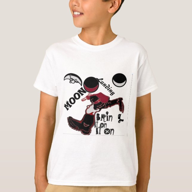 Bring It On – Playful Christmas & Space Mashup T-Shirt (Front)