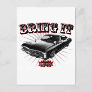 Bring it! postcard
