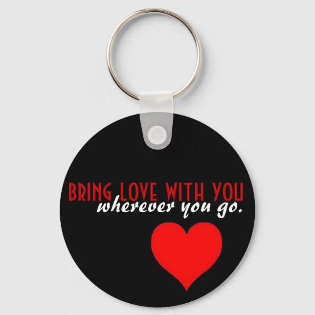 Bring love keychain (Front)