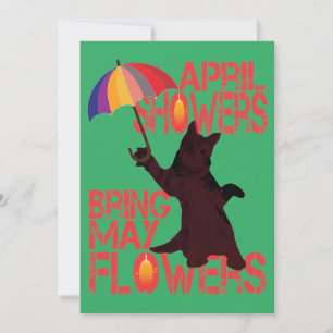Bring May Flowers Invitation