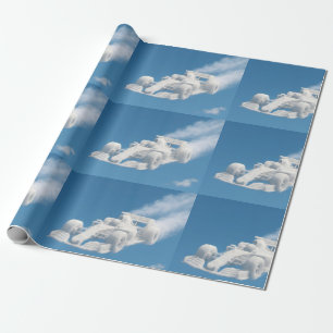 Bring me cloud racer, surreal F1 sky art premium w Wrapping Paper
