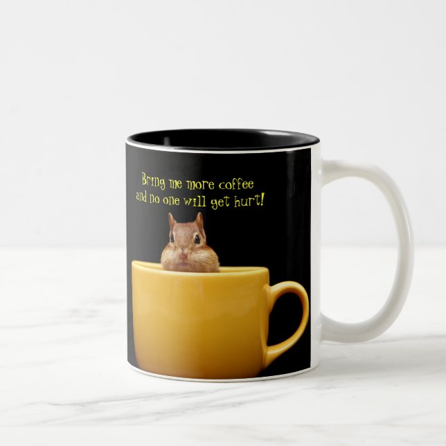 Bring me more coffee... Two-Tone coffee mug (Right)