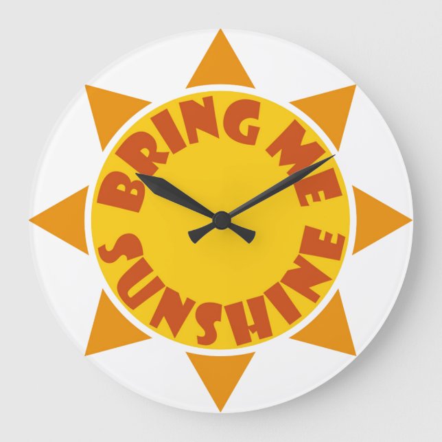 Bring me Sunshine clock (Front)