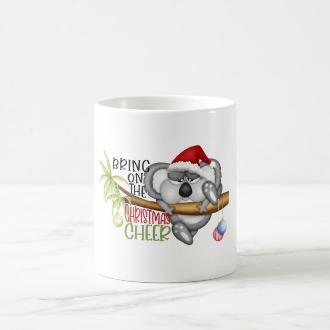 Bring on the Christmas cheer koala Coffee Mug (Center)