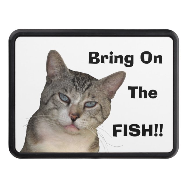 Bring on the Fish Trailer Hitch Cover (Front)