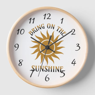Bring on the Sunshine Golden Clock