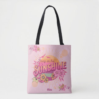Bring on the Sunshine Graphic Preppy Vintage Tote Bag