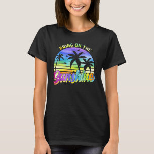 Bring On The Sunshine With Vintage Retro Sunset Me T-Shirt