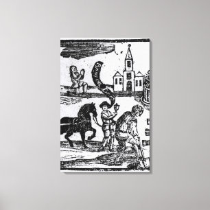 Bring Out Your Dead, The Great Plague of 1665 Canvas Print
