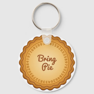 Bring Pie to Pi Day Keychain