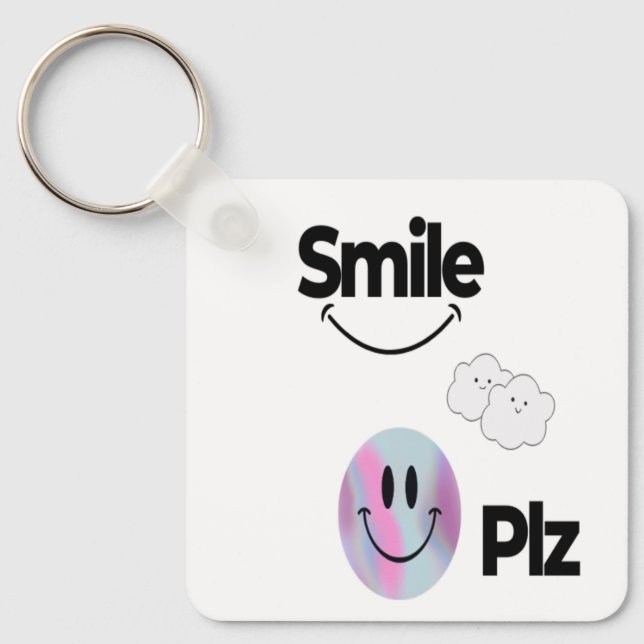 Bring Smile, Positivity &Cheerful Charm with Smile Keychain (Front)