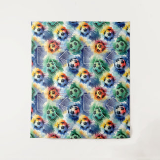 Bring Soccer Spirit to Your Designs Tapestry