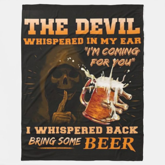 BRING SOME BEER FLEECE BLANKET (Front)