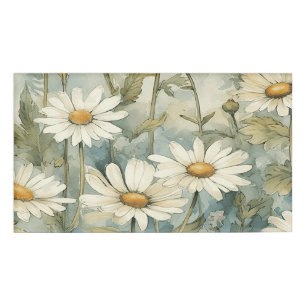Bring the beauty of nature with our daisy pattern name tag