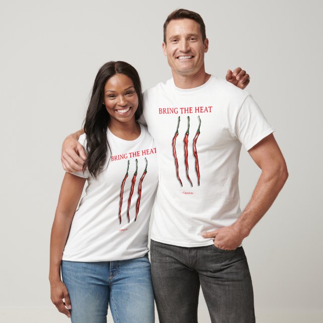 Bring the heat, red peppers t-shirt (Unisex)