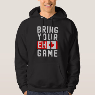 Bring Your Eh Game Vintage Canadian Flag Canada Da Hoodie