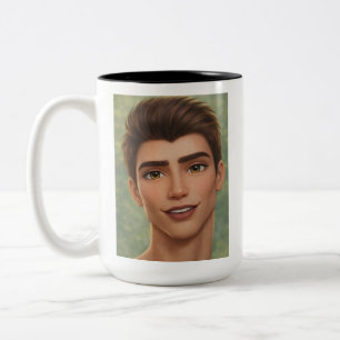Bring Your Favourite Character to Life on Your Mor Two-Tone Coffee Mug