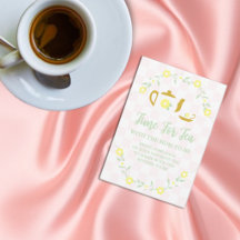 Bring Your Favourite Tea: Floral Baby Shower