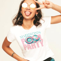 Bring Your Own Pool Party Pink Personalized