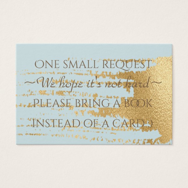 BringABook "Classic GoldB" Insert Card/Personalize (Front)