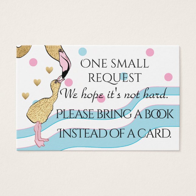 BringABook "Flamingo Mom" Insert Card/Personalize (Front)