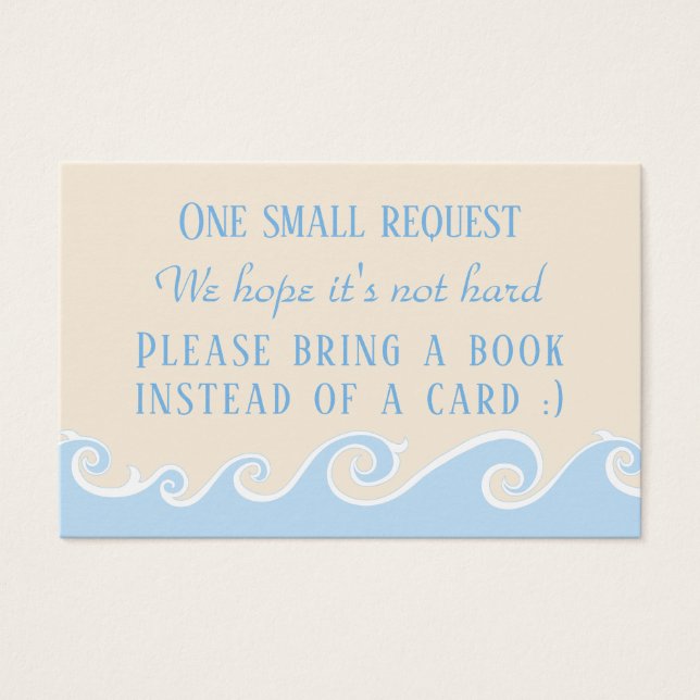 BringABook "Under the Sea" Insérer carte/Personnal (Devant)