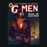 Bring'em Back Dead Poster<br><div class="desc">Vintage Pulp Art</div>