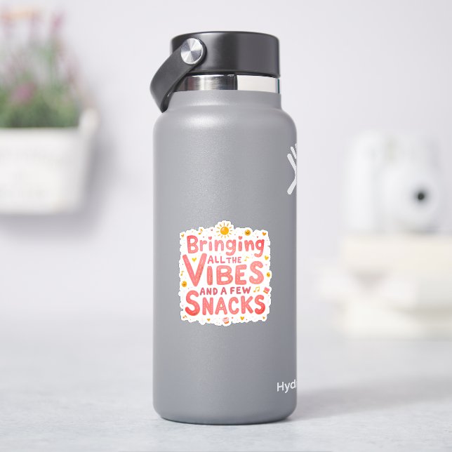 Bringing All the Vibes and Snacks – Fun Statement (HydroFlask)