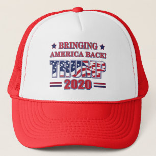 Bringing-America-Back Trump 2020 Trucker Hat