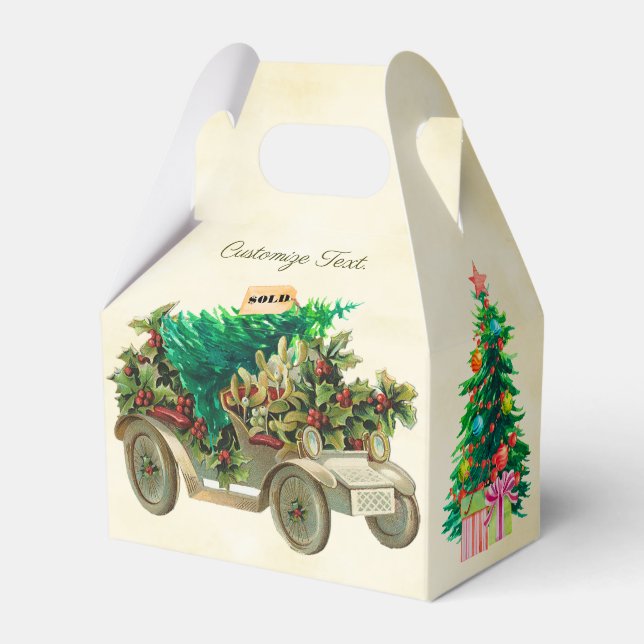 Bringing Home The Tree Favour Box (Front Side)