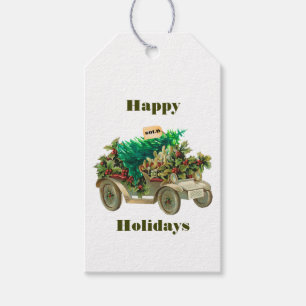 Bringing Home The Tree Gift Tag