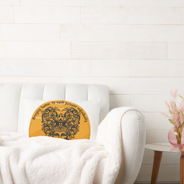 Bringing humour to each patient individually lumbar pillow (Couch)