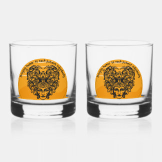 Bringing humour to each patient individually whiskey glass