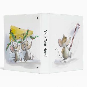 Bringing In The Christmas Cheese Holiday Binder