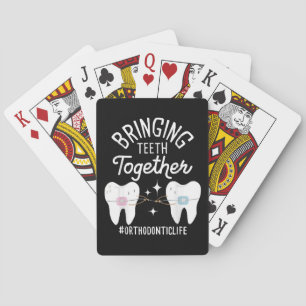 Bringing Teeth Together - Orthodontist Playing Cards