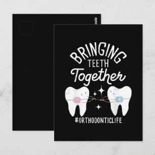Bringing Teeth Together - Orthodontist  Postcard