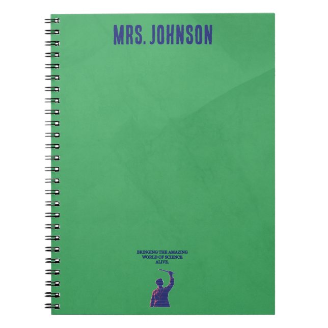 Bringing The Amazing World of Science Alive Fun Notebook (Front)