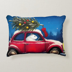 Bringing the Cheer Home Christmas Mouse Holiday Accent Pillow