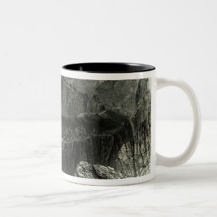 Bringing up the guns Two-Tone coffee mug