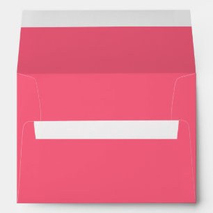 Brink pink  (solid color)  envelope