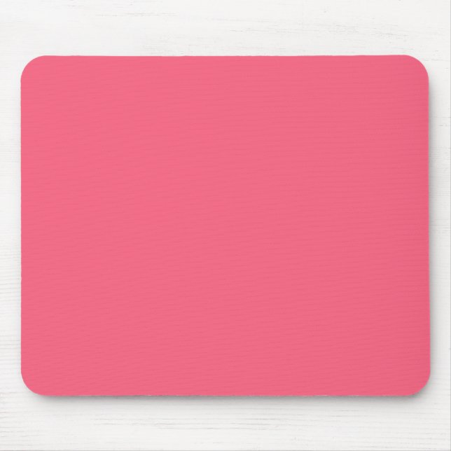 Brink pink  (solid colour)  mouse pad (Front)