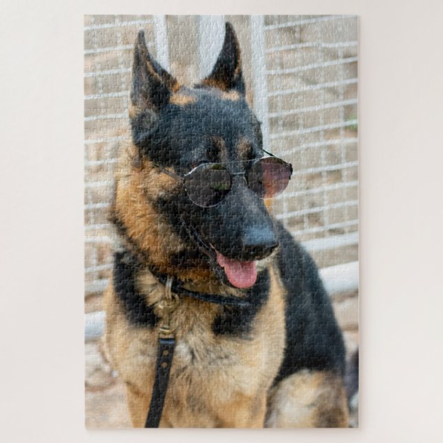 BRINQUEDO PASTOR ALEMÃO JIGSAW PUZZLE (Vertical)