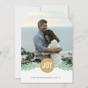 Brins de Joie Carte de Photo de Vacances