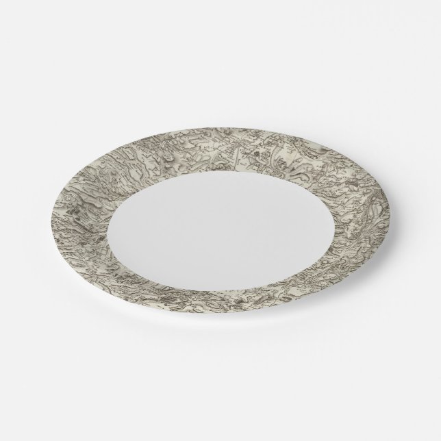 Brioude, Issoire Paper Plate (Angled)