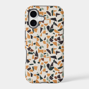 Brique de moutarde et terrazzo automnal doré