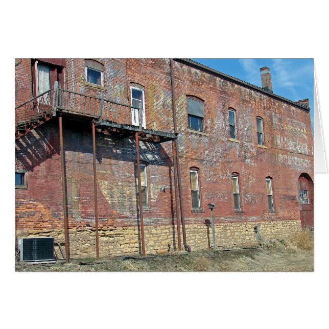 Briques et ancienne peinture (Devant horizontal)