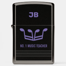 Briquet Zippo Monogrammé Professeur de Musique N°1