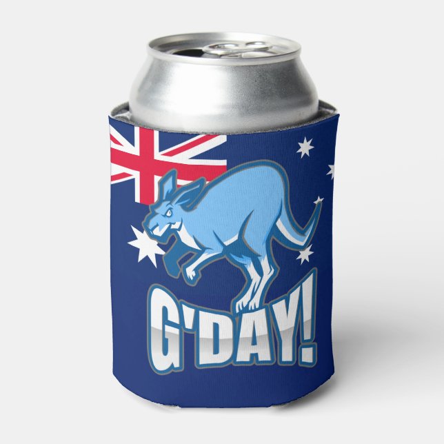 Brisbane Australia, 2032, G'Day! Aussie Spirit  Can Cooler (Can Front)