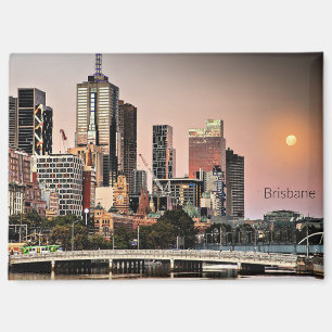 Brisbane, Australia cityscape Magnet